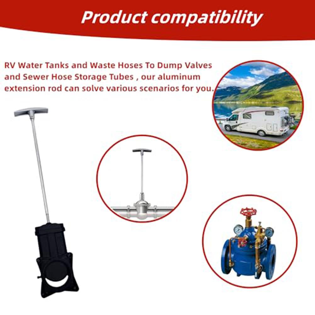 Adjustable Length Aluminum Tube Extension Rod Aluminum Tube Extension Rod Multi Scenario Application Sewer Hoses