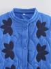 Women's Floral Quilted Embroidered Cotton Jacket - Versatile Casual Fashion (Autumn/Winter 2025) X5067