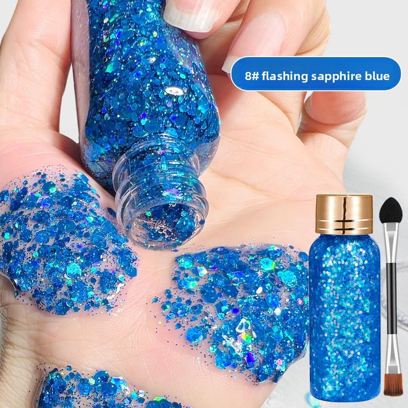 Face Hair Body Glitter Sequins Eyeshadow Colorful Children's Stage Show Makeup Sequins