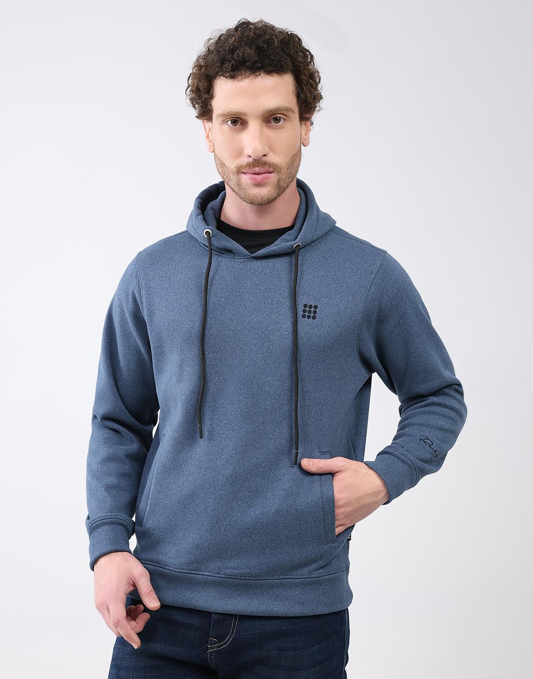 Мужская толстовка с капюшоном и длинным рукавом Rock it XL синий