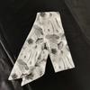 Ribbon Headband Long Scarf Chinese Style Printed Scarf Elegant Scarf Hair Band  Female