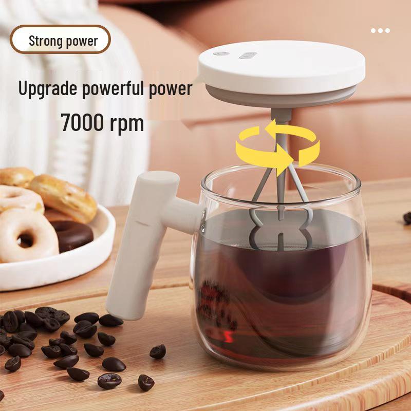Portable Automatic Magnetic Coffee & Milkshake Mixing Cup