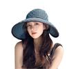 Summer Straw Sun Hat With Large Brim And Butterfly Knot For Women