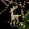 1PC Plastic Gifts Elk Holiday Butterfly Christmas Tree Ornaments Party Multiple Options Available