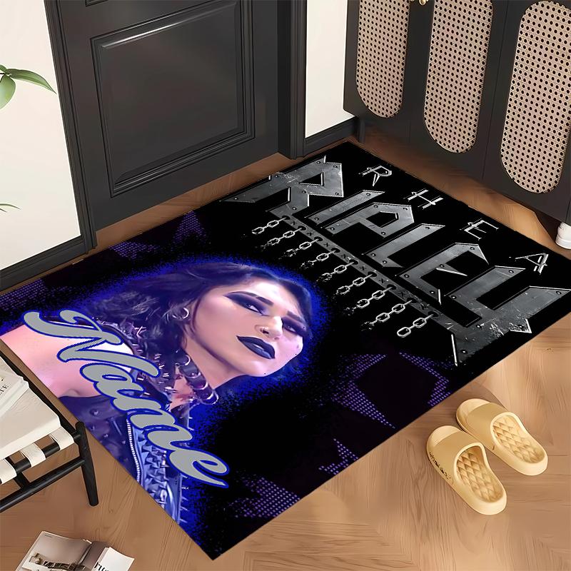 Rea (1) Tappeto da Ufficio Personalizzato con Nome Decorazione Elegante per Soggiorno Camera da Letto Cucina