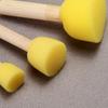 5pcs Sponge Foam Brush Set Wooden Handle Stamp Painting Tool DIY Crafts for Kids Beginners