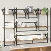Wall Shelf Set with Shelf 6 pcs Artisan Oak 100 x 25 x 30 cm