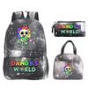 New Dandy's world game merchandise personalized printing primary and secondary school schoolbag three-piece set