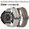 22mm Silicone Two-tone Watch Strap For Suunto Vertical 2/Race 2 Bracelet Wristband Watch Band For Suunto Run/Ocean/Race S/9 Peak