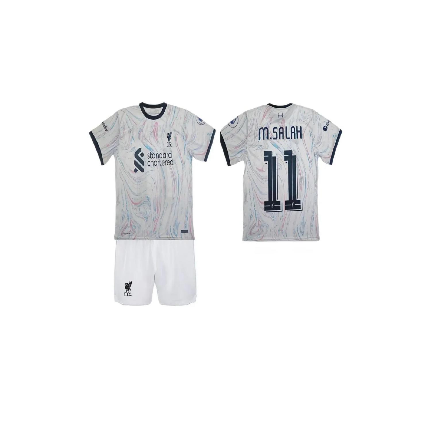 

Ливерпуль М. Салах 22-23 сезона с коротким рукавом белого цвета с рисунком Джерси