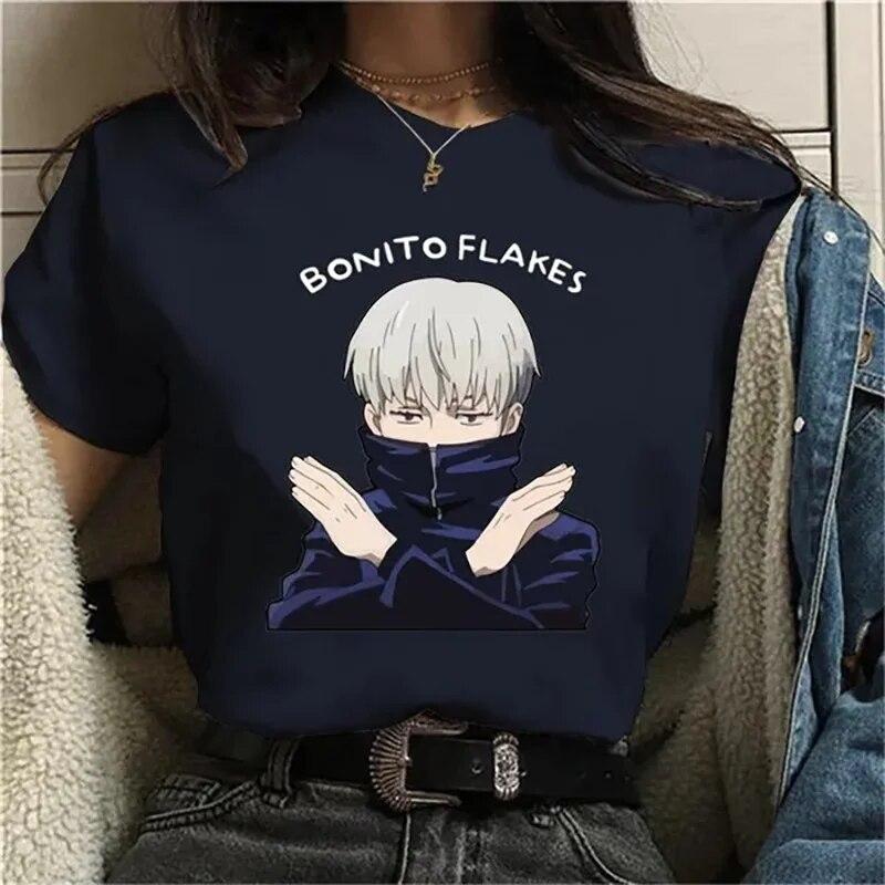 2024 New T-Shirt Funny Inumaki Toge Graphic Print Short Sleeve Fashion Anime Round Neck Summer T-Shirt