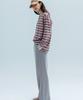 ANNEHEARTS Soft Knit Wide Easy Pants_Melange