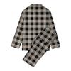 Women's 2 Piece Printed Suit Long Sleeve Button Up Top Wide Leg Pants Suit Set Pajamas Home Casual Suit