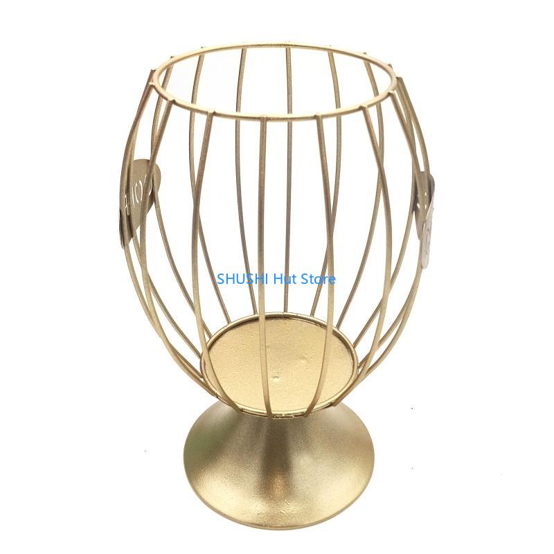 

Coffee Capsule Pods Storage Basket Countertop Multifunction for Home Kitchen Vegetable Fruit Snacks Container D57B золотой