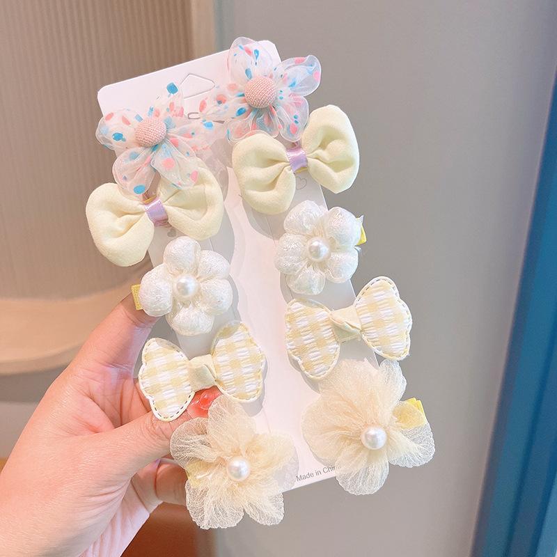 Korean Style Cartoon Hair Clips for Girls - Cute Princess Hair Accessories for Baby & Kids, Anti-Slip Baby Hairpins