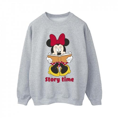 Disney Womens/Ladies Minnie Mouse Story Time Sweatshirt