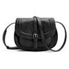 Hot-selling Hong Kong Style Retro Saddle Bag Women's Shoulder Messenger Bag European and American Versatile Women's Semi-round Bag Women