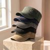 Modische gewaschene Baumwoll-Flachkappe Verstellbare Outdoor-Sonnenkappe Damen Herren Kadettenkappe Retro-Sonnenhüte Baseballkappe Bone Man Cap