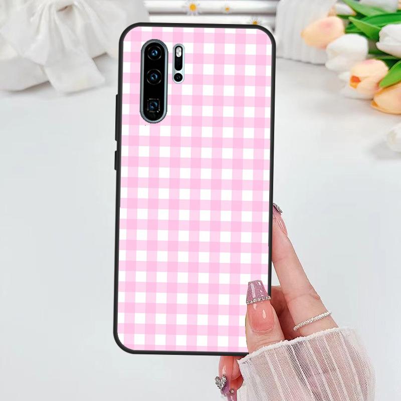 

Pastel Gingham For Huawei Nova 12i 11i 8i 12s Y73 Y72 Y61 Y91 Y90 Y70 Y60 9 10 SE P30 P40 Lite P60 Pro Case Huawei P40 Lite 4G
