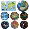 Earth Wooden Puzzle Children'S Starry Geography Early Education Astro Difficult Wood Brains Accompany Adult Puzzle Party Leisure
