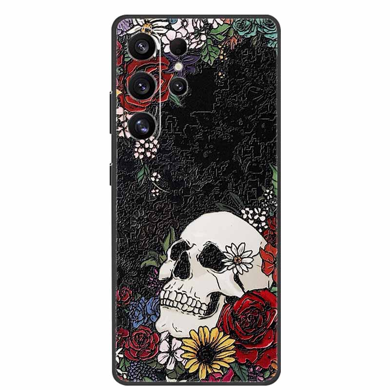 For Samsung Galaxy S26 Ultra Case 3D Relief Flower Emboss Silicone Funda For Samsung S26 Ultra S 26 Ultra Relief Cartoon Bumper