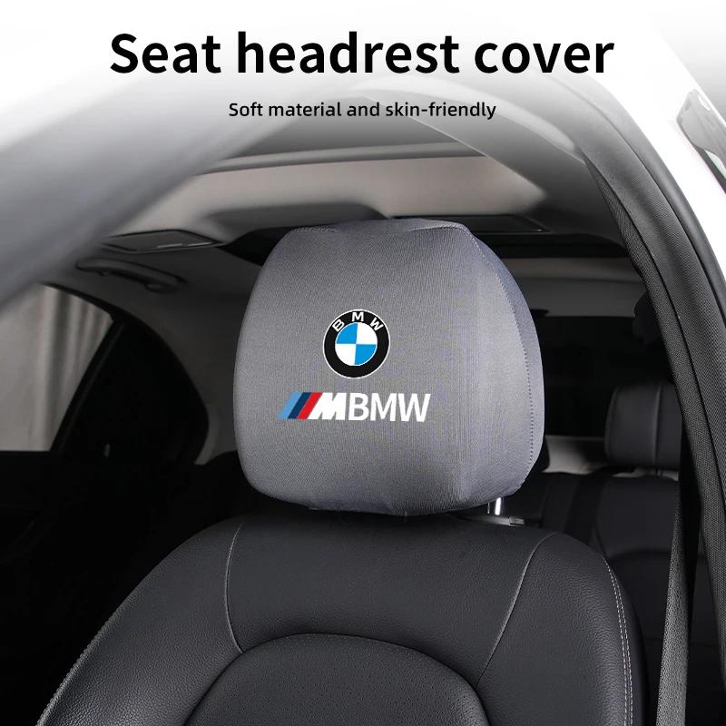 BAGG9 Car Sticker Car Seat Headrest Protective Cover Anti-Dirty Pillow Protector For BMW X3 X5 M5 M3 E46 E90 E60 F10 E39 F30 E36 G30