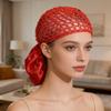 Reversible Bonnet Satined Bonnet Hat Hair Wrap Reversible Mesh Skull Hat For Long Curly Braided Hair Sleep Headpiece