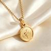 Stainless Steel Conch Pendant Necklace - Holiday Style, Women's Light Luxury with Drip Oil, Versatile Clavicle Chain