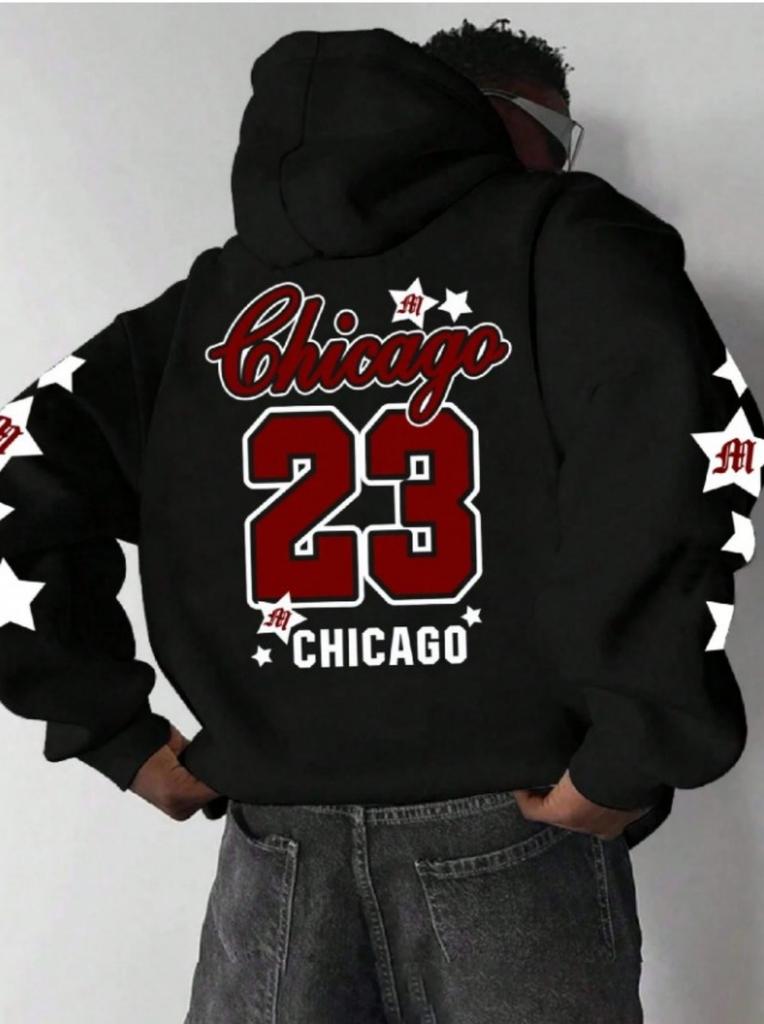 Avrupa ve Amerika Yeni Erkek Sonbahar Antrenman Harf Baskılı Yumuşak ve Rahat Kapüşonlu Sweatshirt Dış Mekan Spor Üstü
