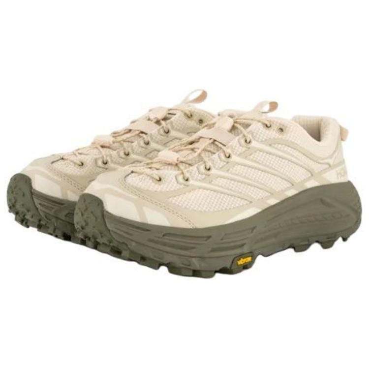 HOKA ONE ONE Mafate Three 2 Low top Casual Trail Running Shoes Unisex Beige 1141572-OLY
