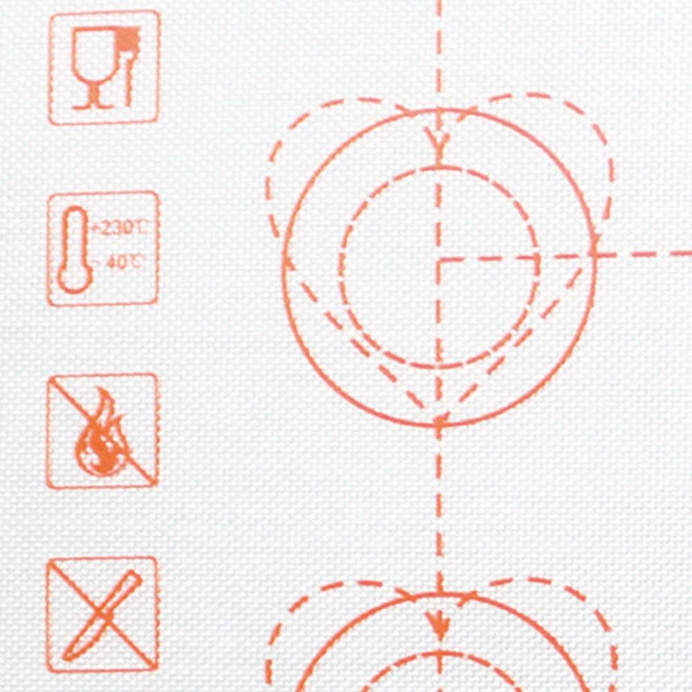 1Pc Non-Stick Silicone Mat Macaron Mats Pastry Oven Pasta Tool Fiberglass Cake Pad Baking Tools