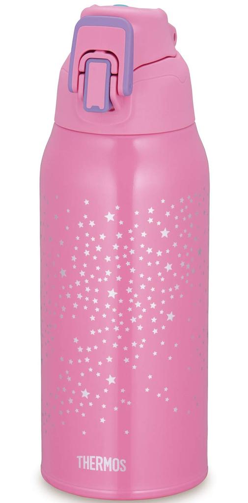 Thermos Vacuum Insulated Sports Bottle Pink Star Cold Storage Only PKST 0.8L FHT-801F