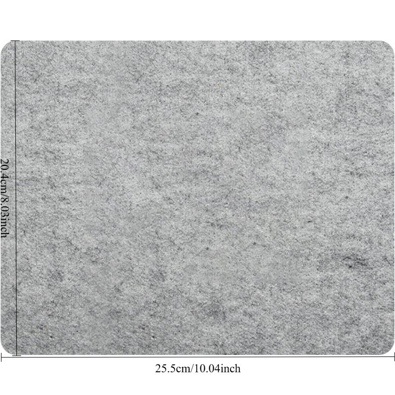 1 Stück Bügelmatte aus Wollfilz, chemische Reinigung Feuchtigkeitsaufnahme und Hochtemperatur-Bügeln Kleidung graue Wollfilzmatte