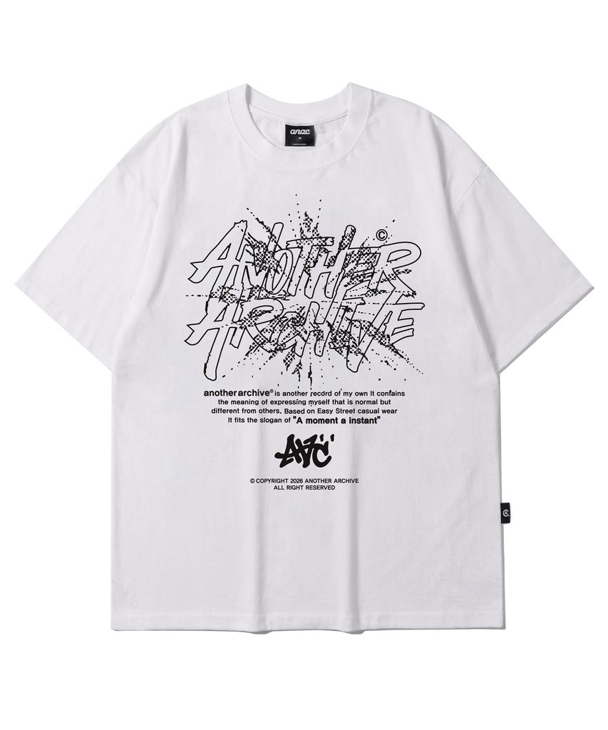 ANOTHER ARCHIVE Crash Graffiti Aac Short Sleeve T-Shirt_Black