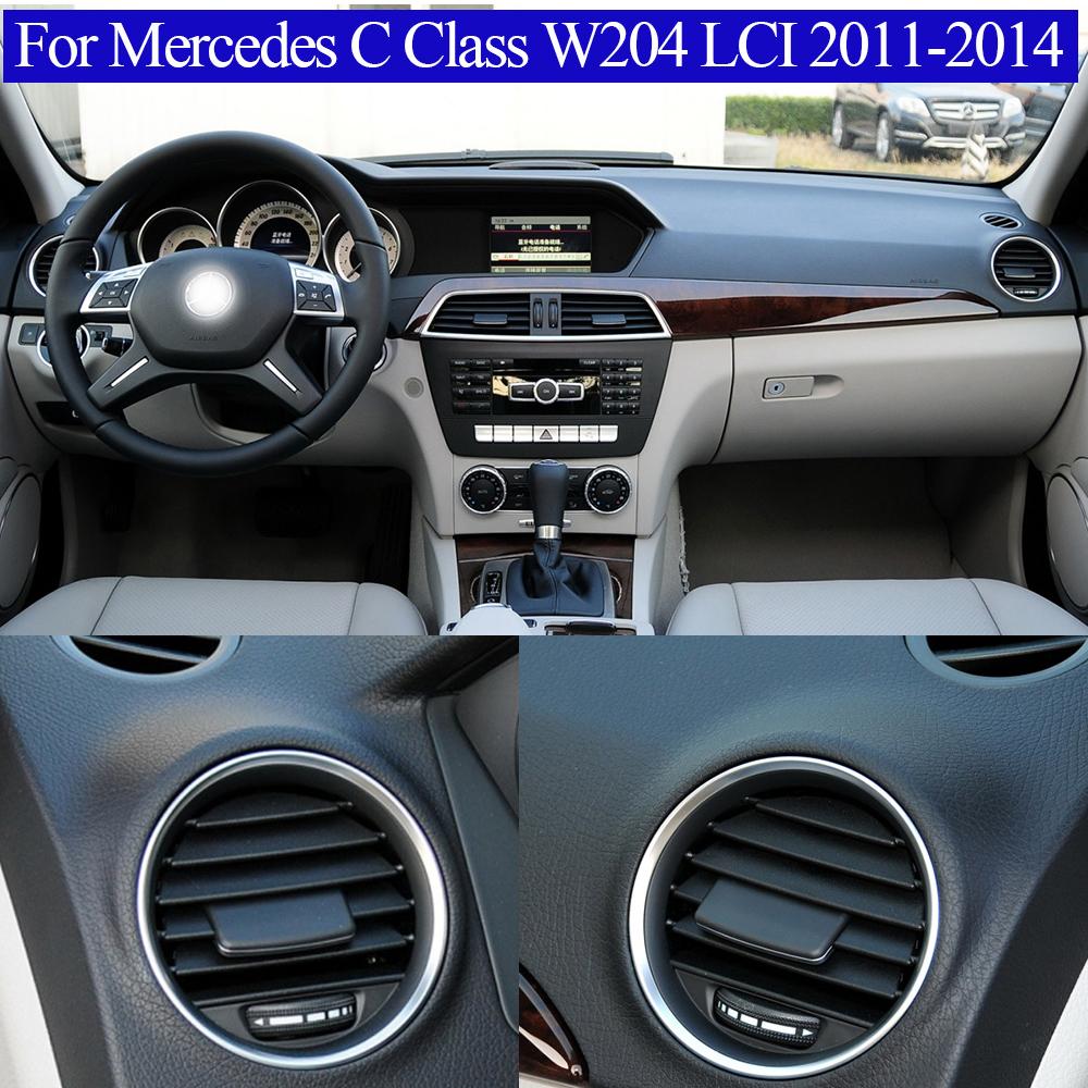 W204 Venstre Høyre Senter AC Lufteventil Grilldeksel Reparasjonssett For Benz C Klasse LCI C180 C200 C220 C230 C260 C300 C350