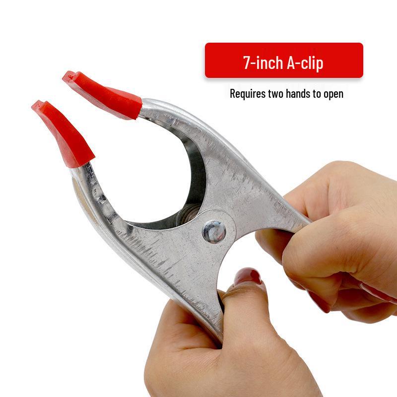 7-Inch Heavy-Duty A-Clip Thickened Quick Release Stone & Woodworking Spring Clamp