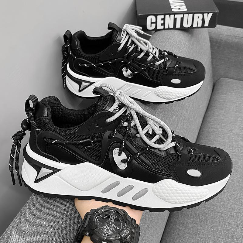 

2024 new niche design bread shoes men s casual new trendy dad shoes little white shoes Internet celebrity versatile men 39