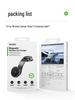 15W Magnetic Car Phone Holder & Wireless Charger with Suction Cup - QI Fast Charging & Navigation Support