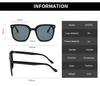 New Fashion Large Frame Square Sunglasses Classic Retro Eyeglasses Sunshade Street Po Sunscreen Sun Glasses Female