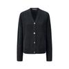 GIOVANNI VALENTINO Women's Autumn/Winter 100% Wool V-Neck Knit Cardigan