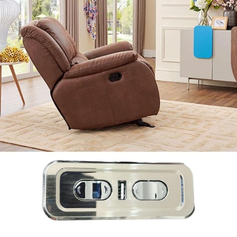 ABS Electric Recliner Switches Double Motor Controllers Silents Operations USB Charging Ergonomic Handheld Designs
