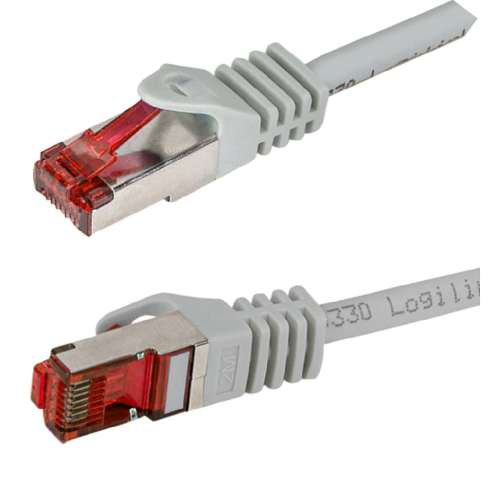 RJ45 PrimeLine Cat.6 S/FTP LAN LAN Cable 10m Ethernet Patch Cord Lszh