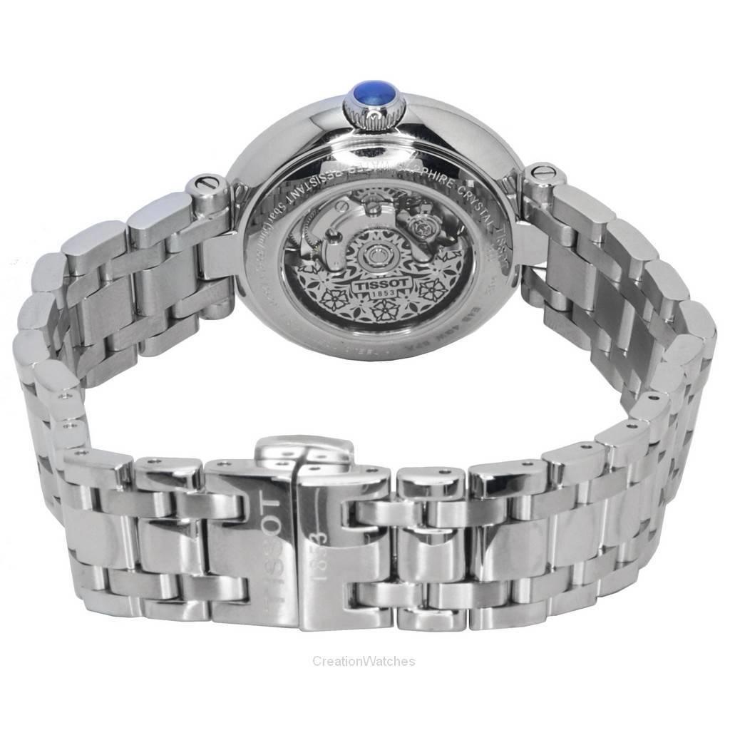 Tissot T-Lady Bellissima Stainless Steel White Dial Automatic T126.207.11.013.00 T1262071101300 שעון נשים