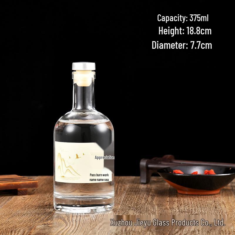 High-Grade Sealed Glass Wine Bottle for Baijiu Soaking and Long-Term Storage