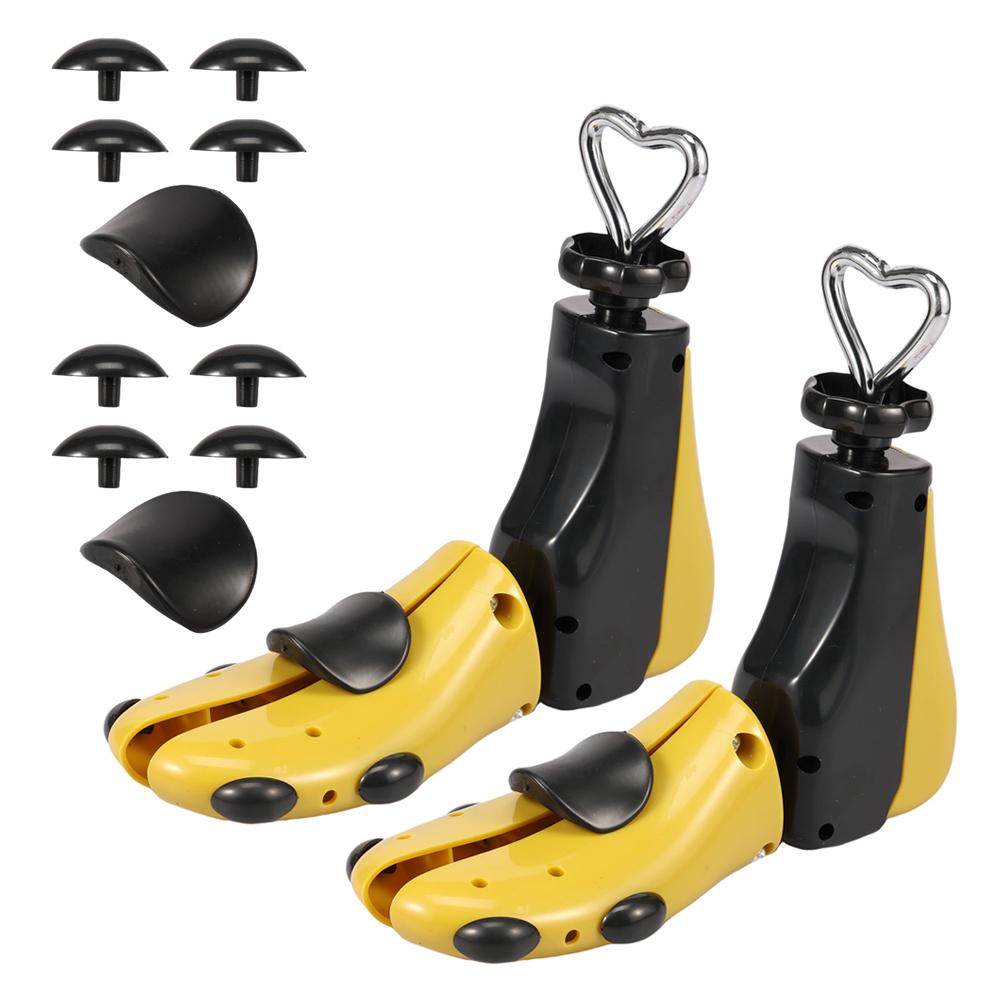 1/2Pcs Universal Shoe Stretcher Adjustable Boot Stretcher PC Sneaker Shoe Widener with Steel Shaft for Left&Right Shoe Expander