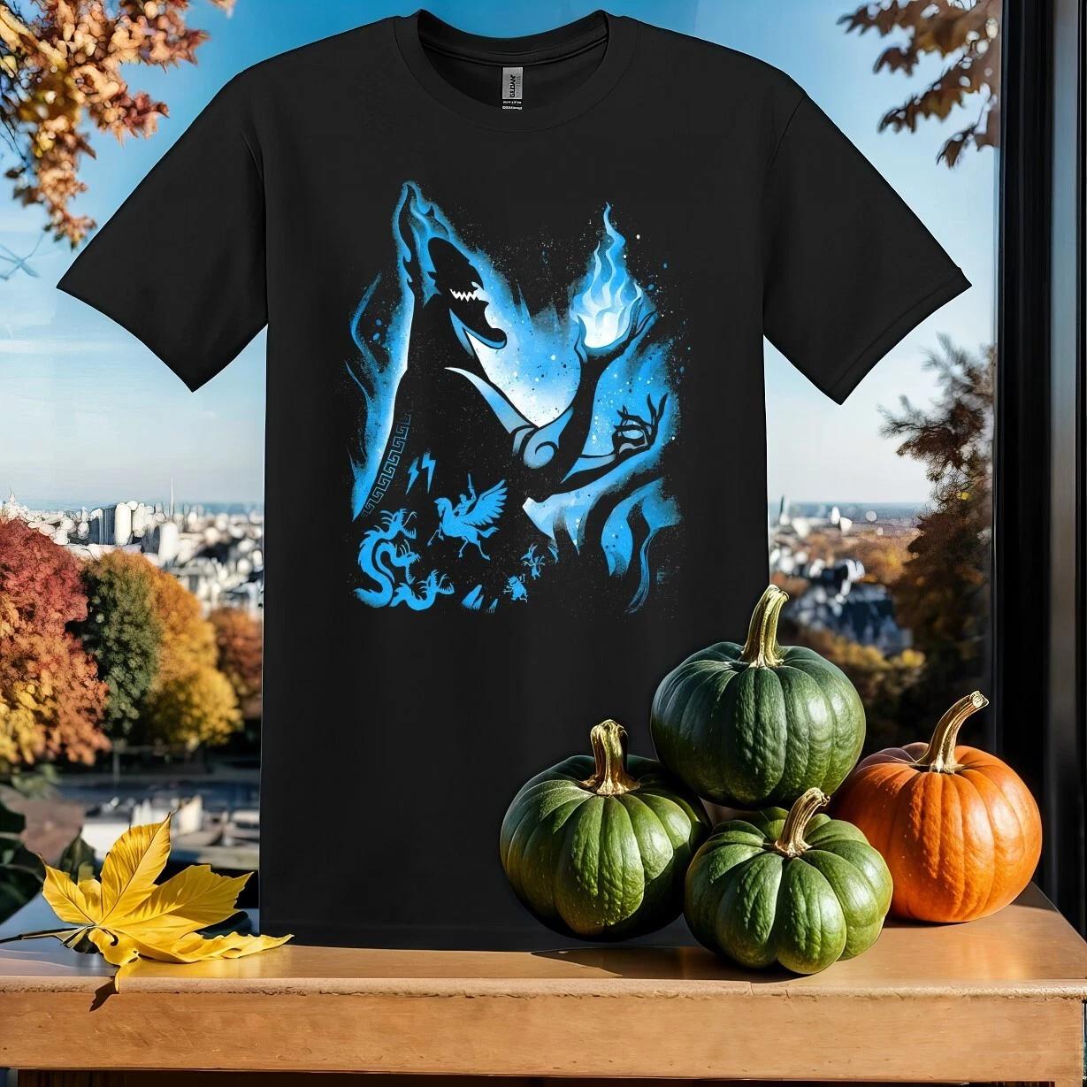 Retro Disney Villains Hades T-shirt T shirt Men Women Unisex Tshirt SY630 L