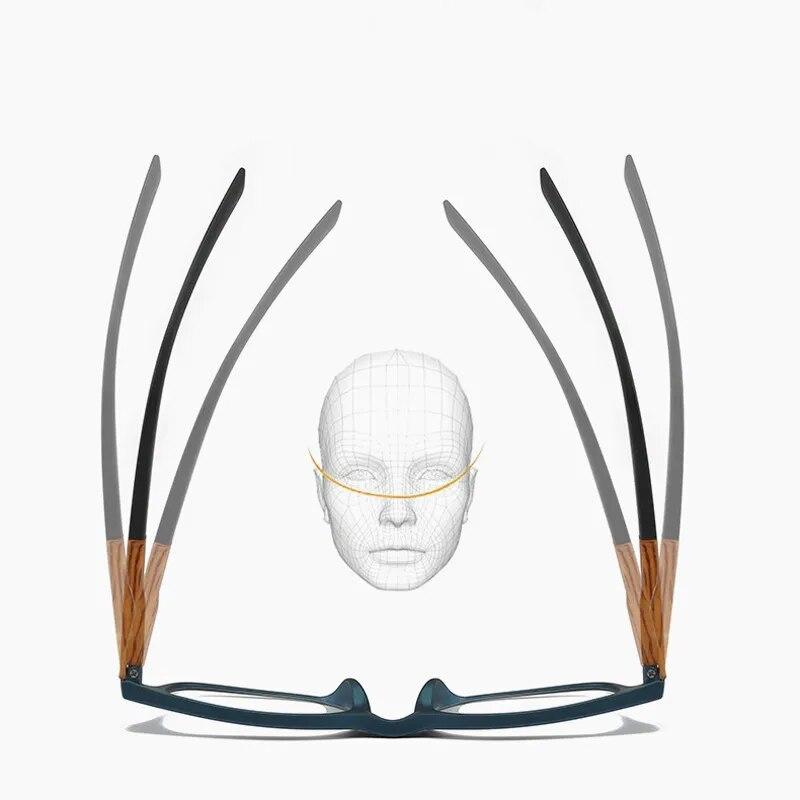 Wood Grain Reading Glasses for Women Men Fashion Presbyopia Presbyopic Eye Glasses Male Feamle Diopter + 1.5 2 2.5 3 3.5