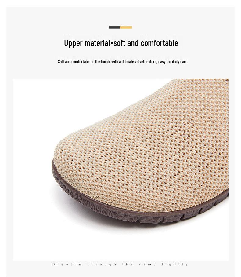 Women's Summer Low-Cut Closed-Toe Breathable Knit Flat Loafers