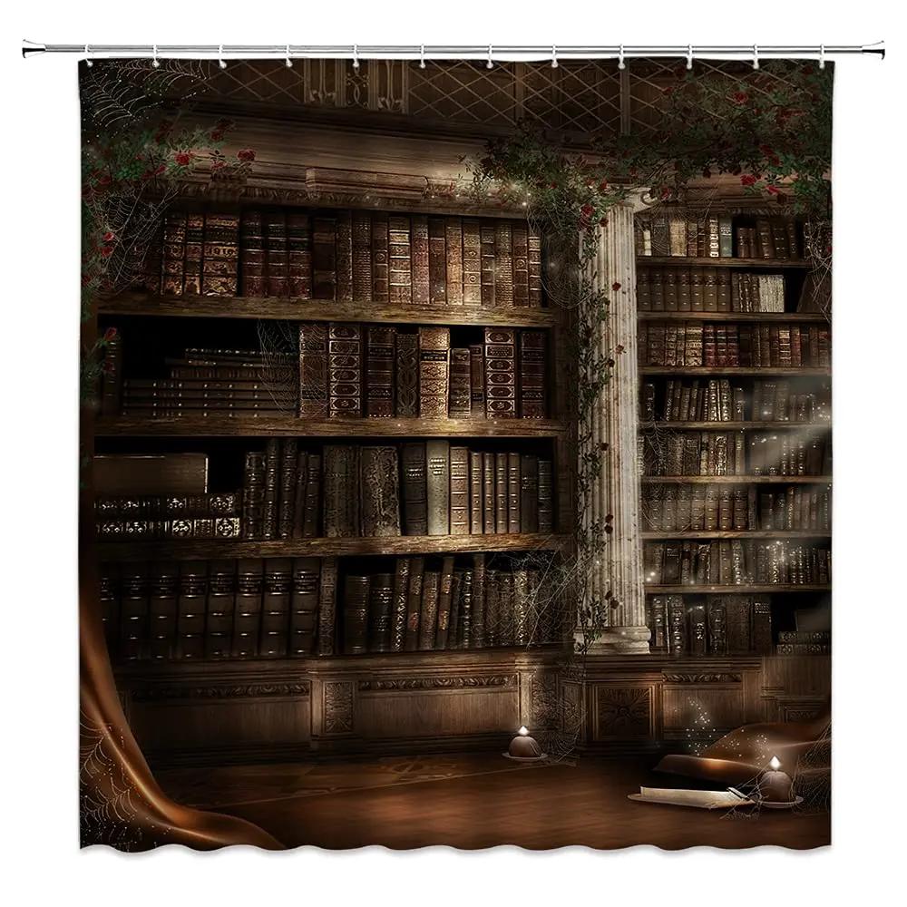 Medieval Shower Curtains Rustic Wood Shield on Medieval Castle Gate Bath Curtain Wooden Door Historical Vintage Home Bathroom