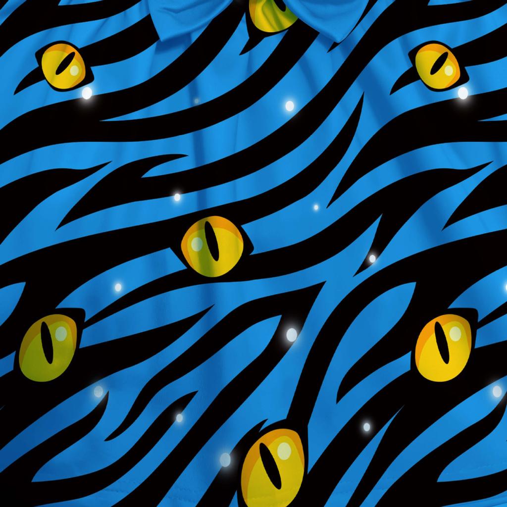 Children's Cartoon Printed Bow Sleeveless Dress Evening Gown